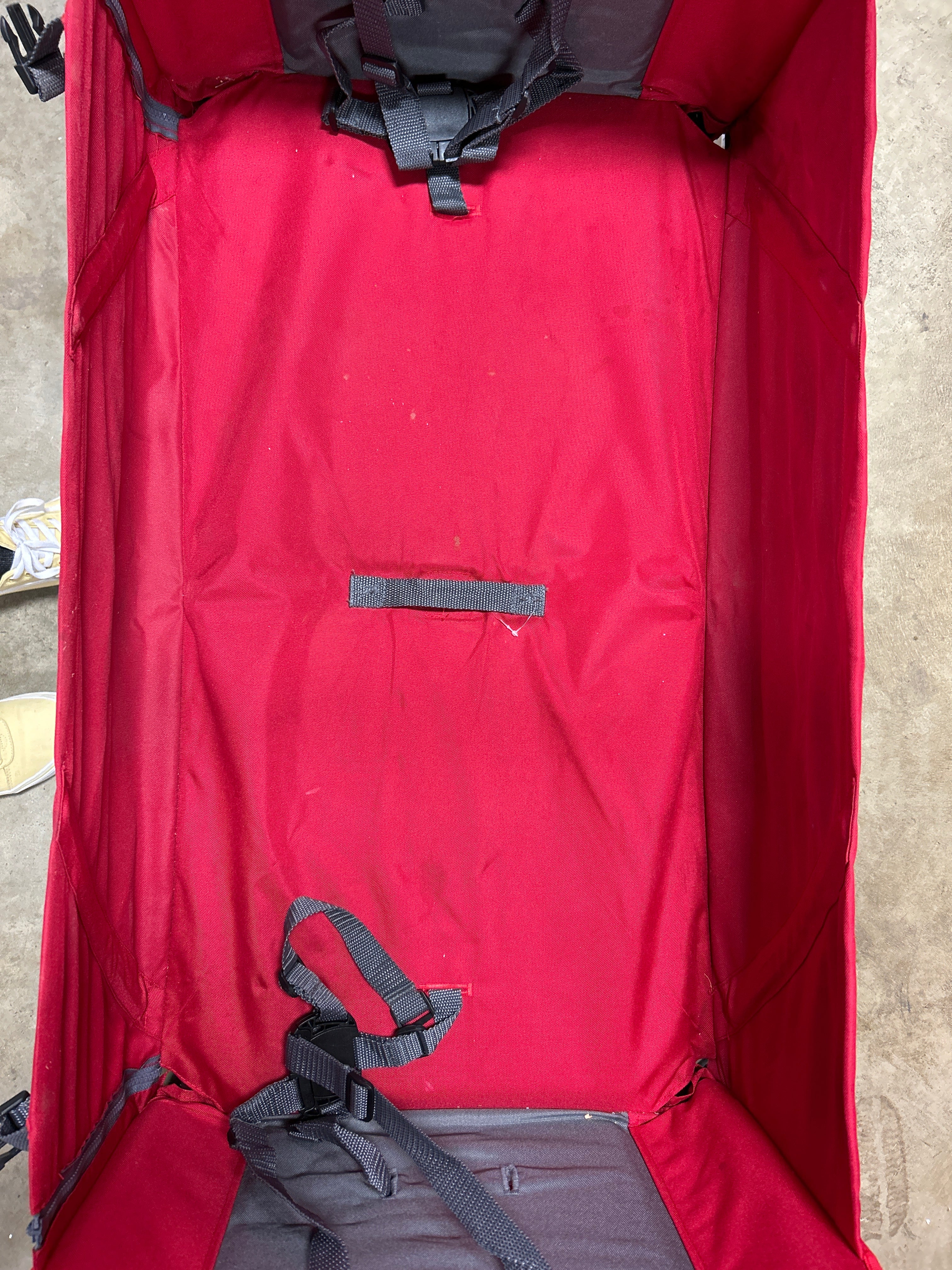 Convertible Kid & Cargo Stroller Wagon with Canopy: Steel & Plastic Frame