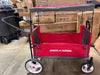 Convertible Kid & Cargo Stroller Wagon with Canopy: Steel & Plastic Frame