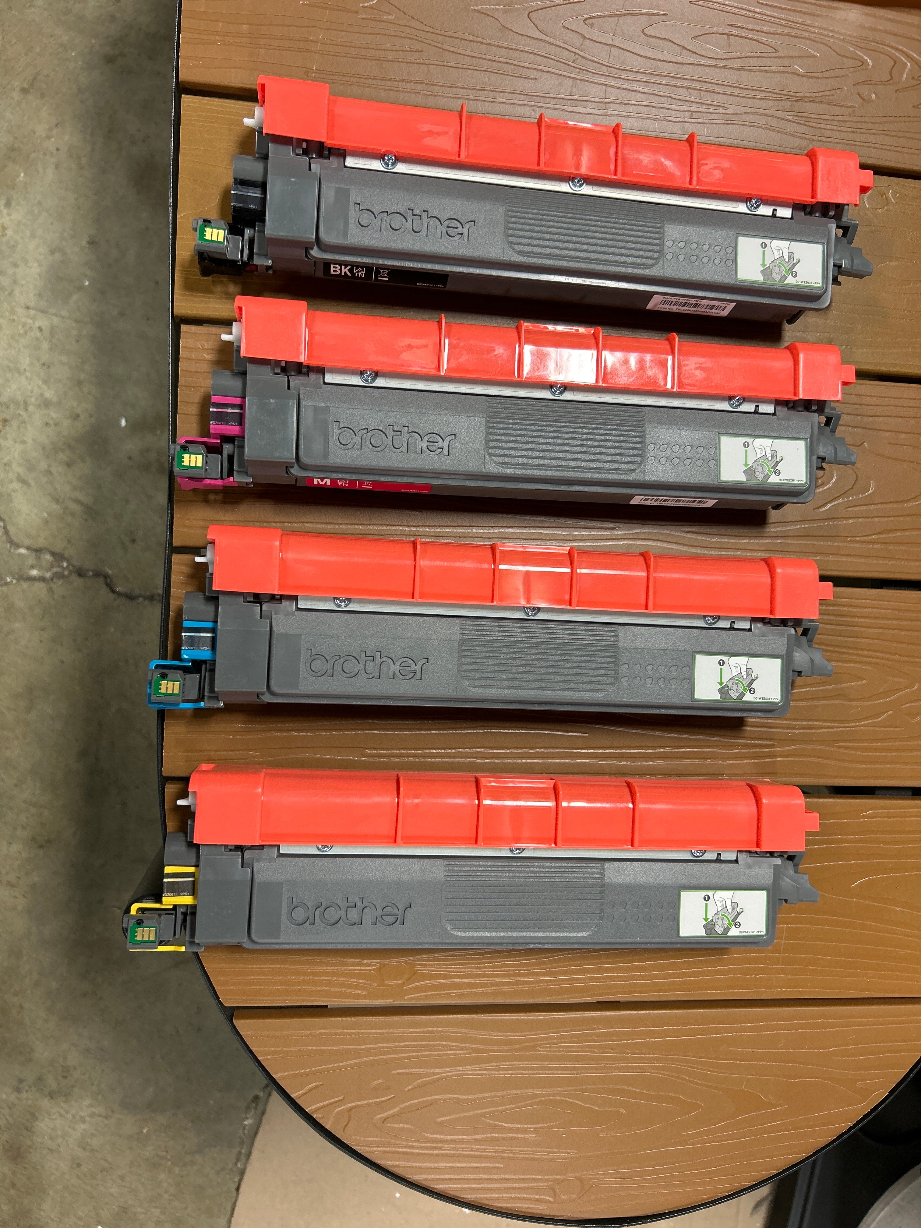 Standard Yield 4-Pack Printer Toner Cartridges - Black, Cyan, Magenta, Yellow