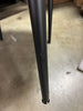 Upholstered Dining Chairs with Linen Blend Fabric and Metal Legs 1-Piece