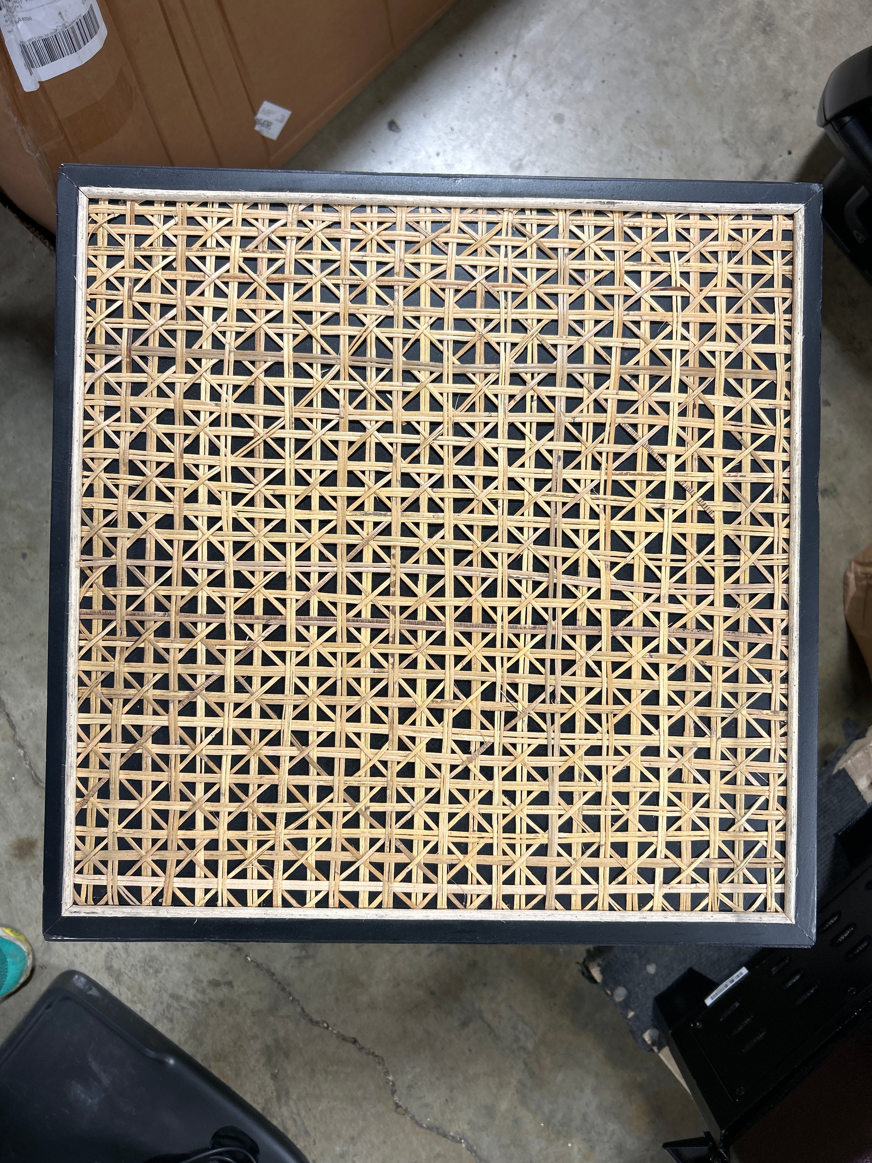 Nesting Accent Table Black/Natural 1-Piece