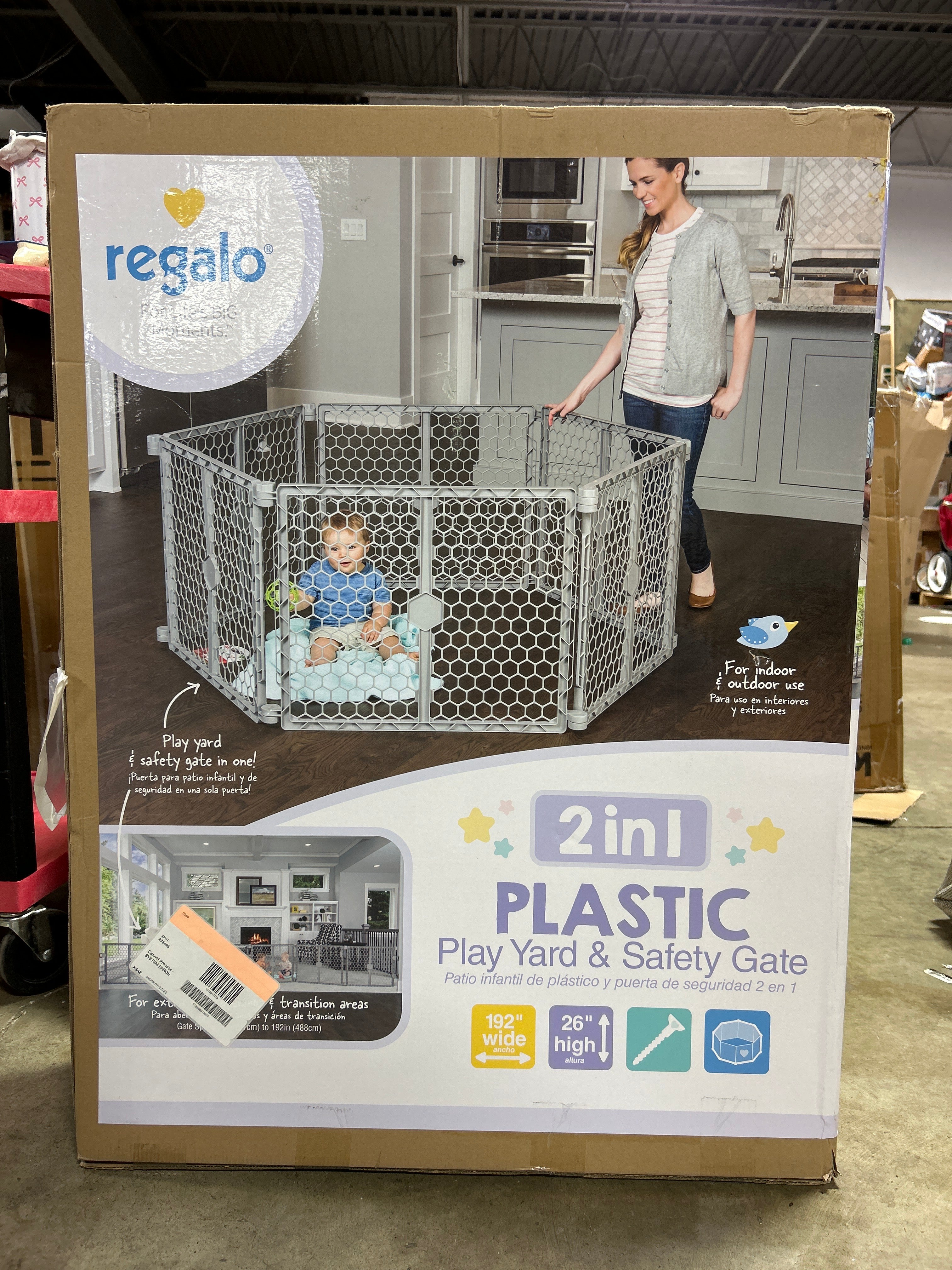 2-in-1 Play Yard and Baby Gate