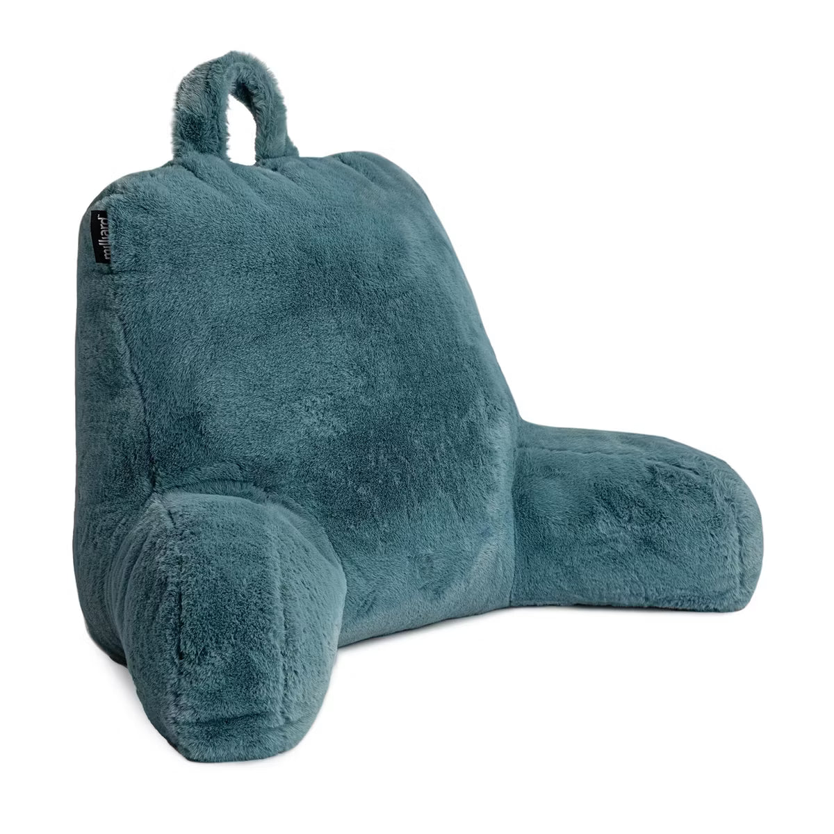 Milliard Reading Pillow with Shredded Memory Foam - Blue SHOWROOM ITEM