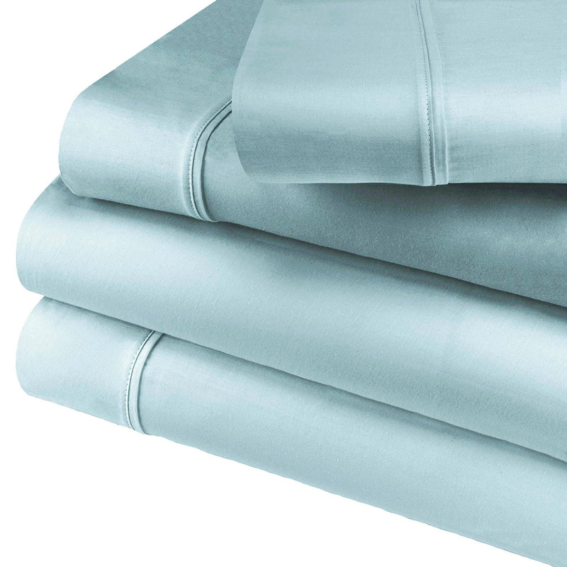 600 Thread Count Cotton Blend Solid Deep Pocket Sheet Set King