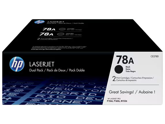 2-pack Black Original LaserJet Toner Cartridges