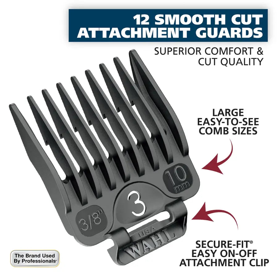 Lithium Pro Complete Cordless Haircut Kit - Black/Silver