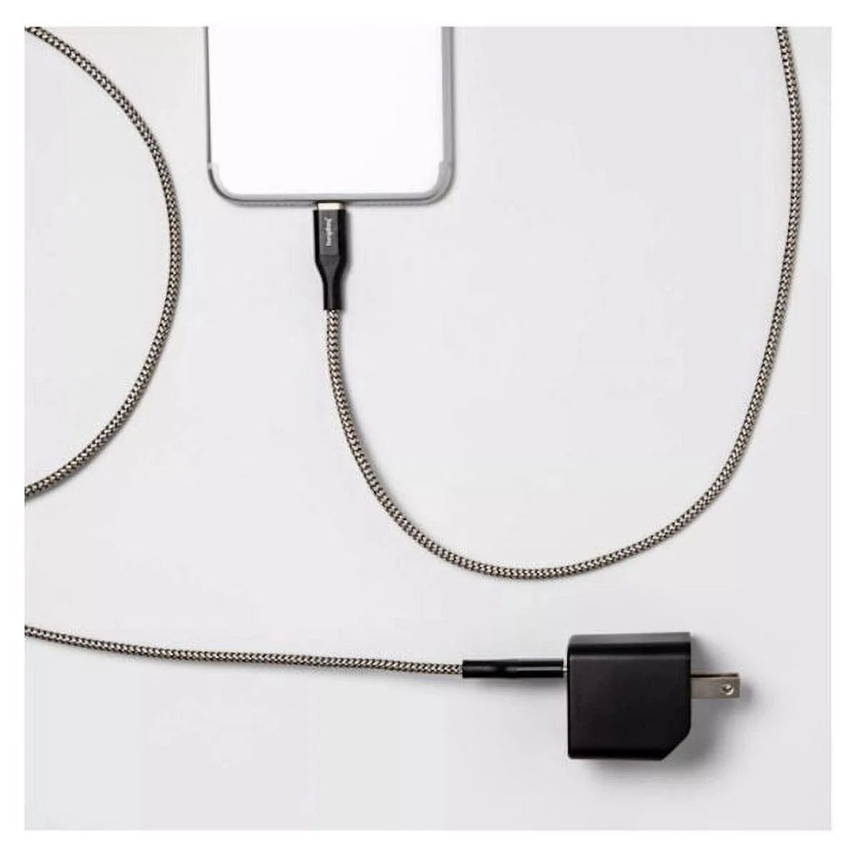 2-Port USB-A and USB-C Wall Charger - Black