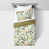 Botanical Garden Cotton Kids' Comforter Set Green - Queen