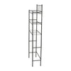 3-Tier Steel Over-The-Toilet Space Saver, Black