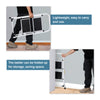 2 Step Ladder Folding Step Stool Sturdy Steel Ladder with Anti-Slip Pedal White
