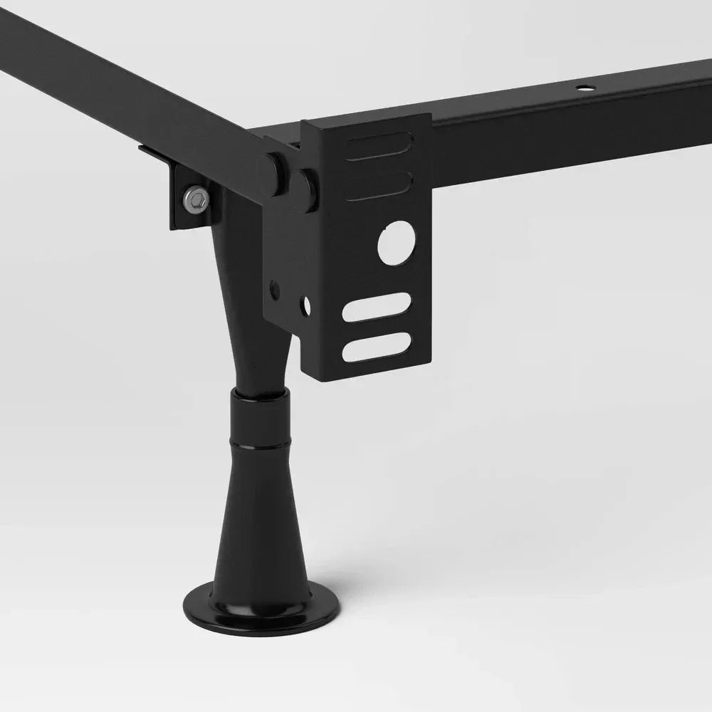 Adjustable Metal Bed Frame Black