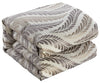 7 Piece Comforter Set, Taupe, Leaves