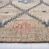 Kilim Mendoza Geometric Runner Rug, Natural/Blue, 2'3