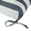 Outdoor High Back Dining Chair Cushion in Canopy Stripe Gray