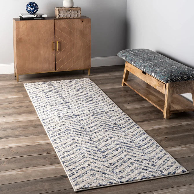 Geometric Rosanne Area Rug 2'8"x8' Runner