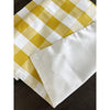 Fennco Styles Classic Buffalo Check Cotton Blend Table Runner - Yellow Holiday