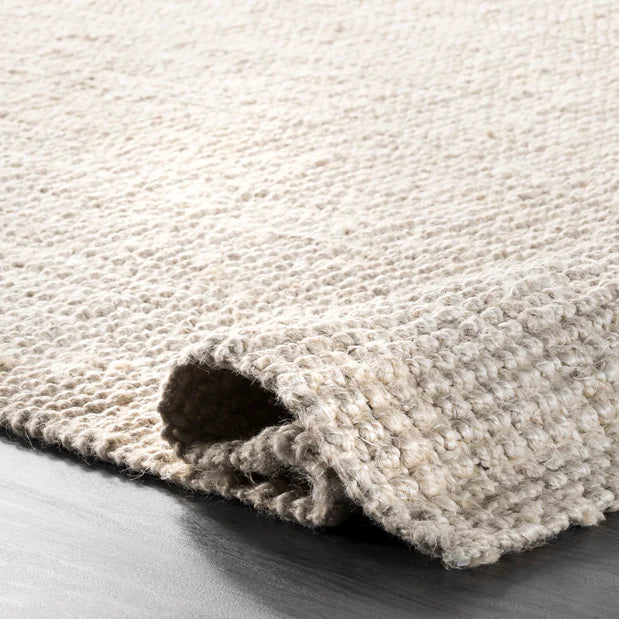 Ashli Solid Jute Area Rug