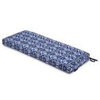 Vera Bradley 42 in. L x 18 in. D x 3 in. Thick Bench Cushion in Ikat Island SHOWROOM ITEM
