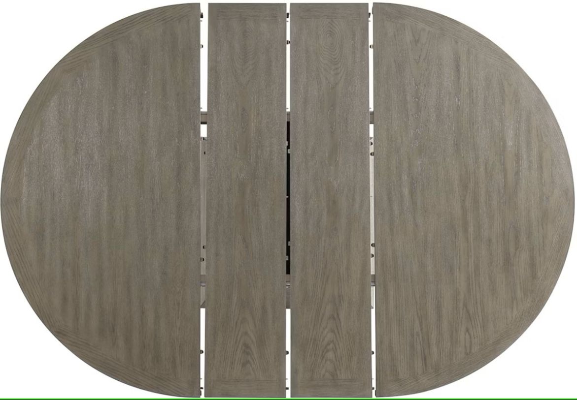 Elements International Collins Dining Table in Weathered Gray - TABLE BASE ONLY