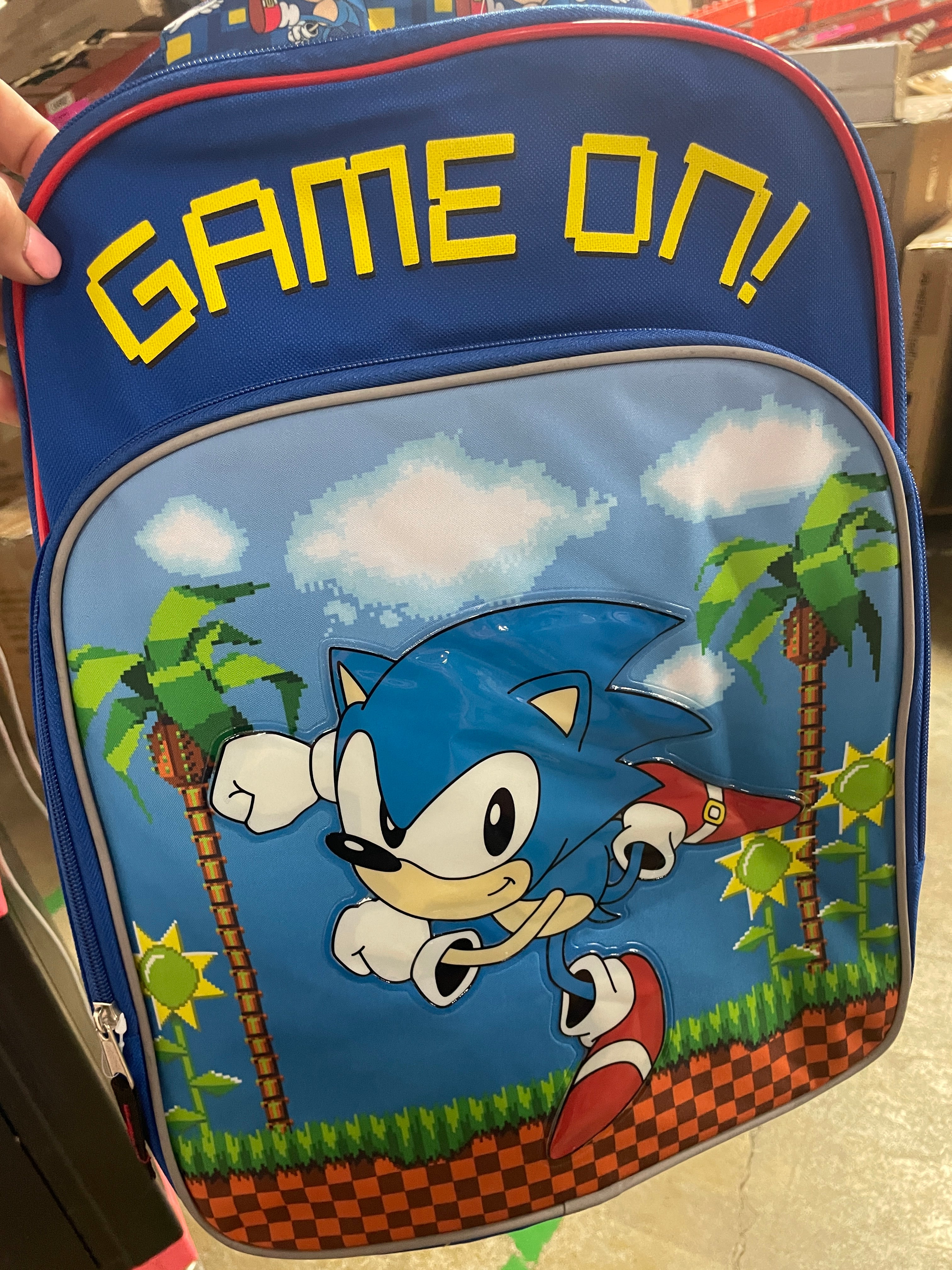 Blue Kids'  Backpack, final cut