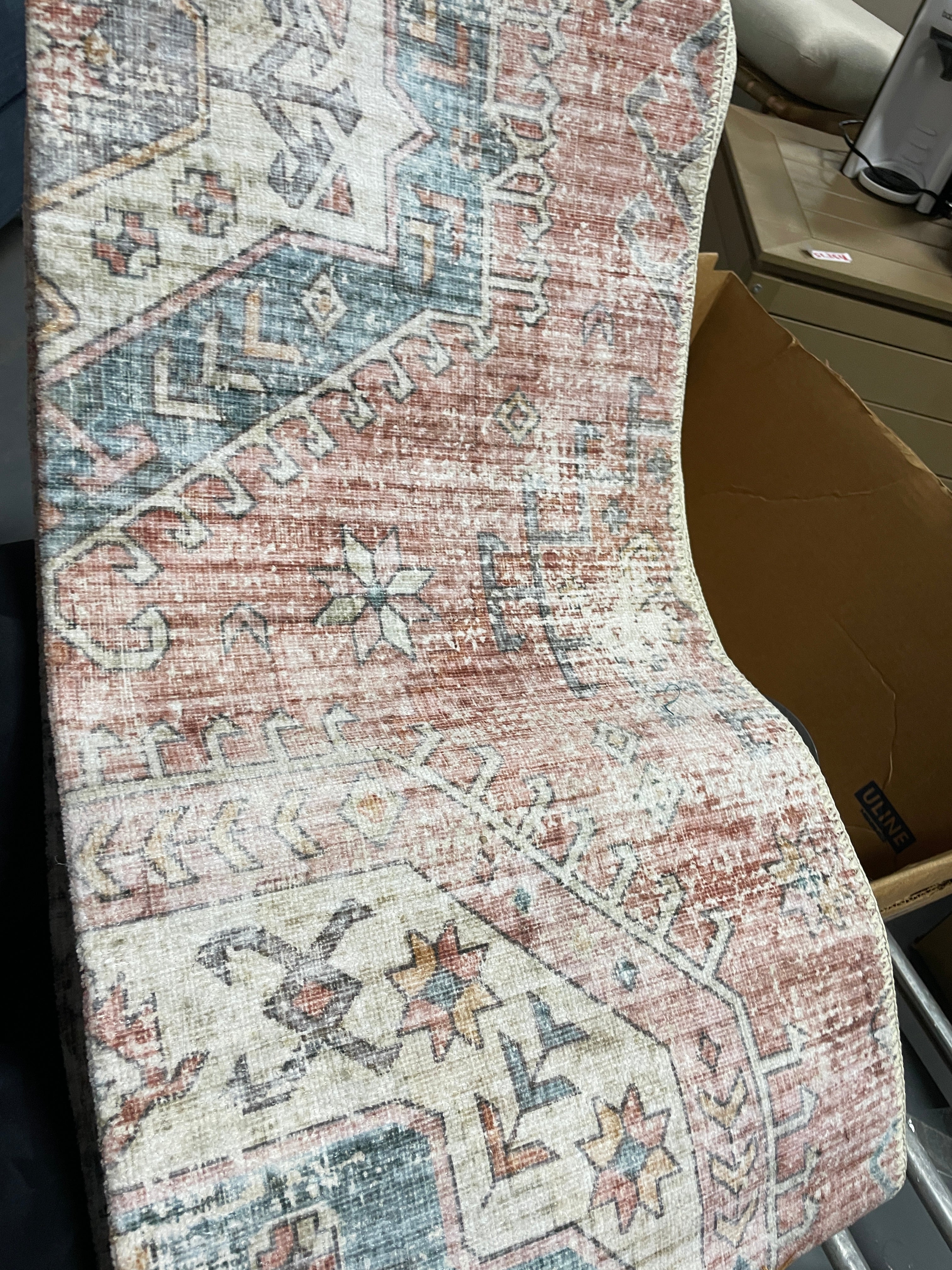 Desna Machine Washable Faded Vintage Area Rug