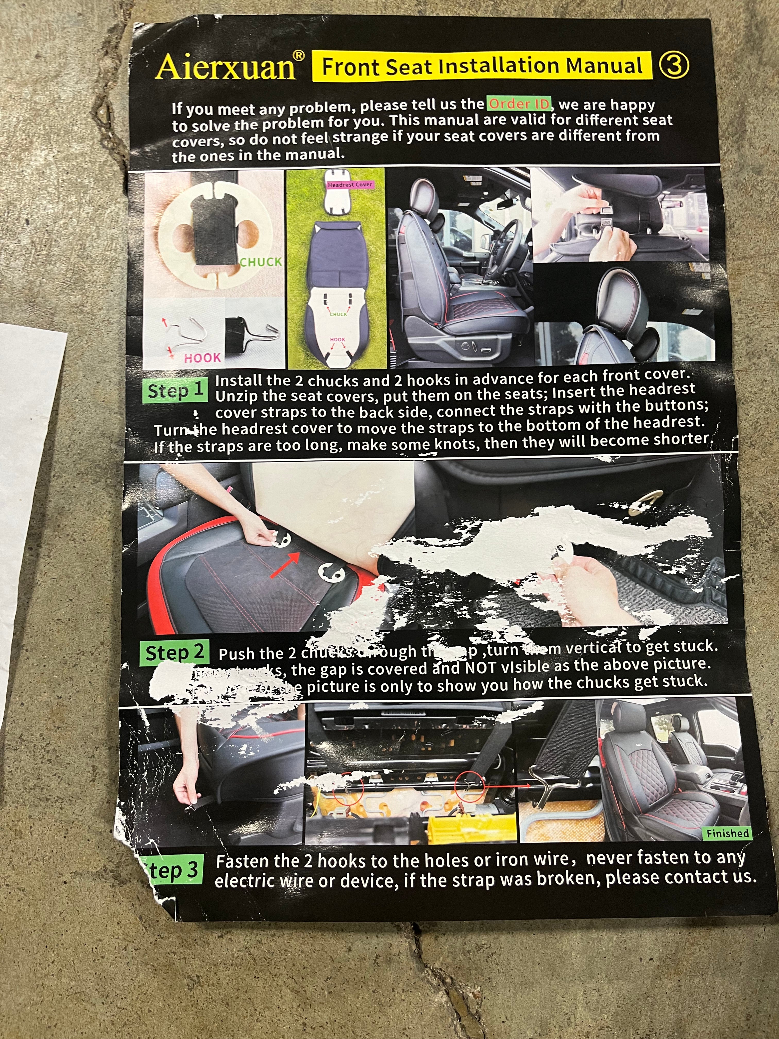 Full Set Car Seat Covers Custom Fit