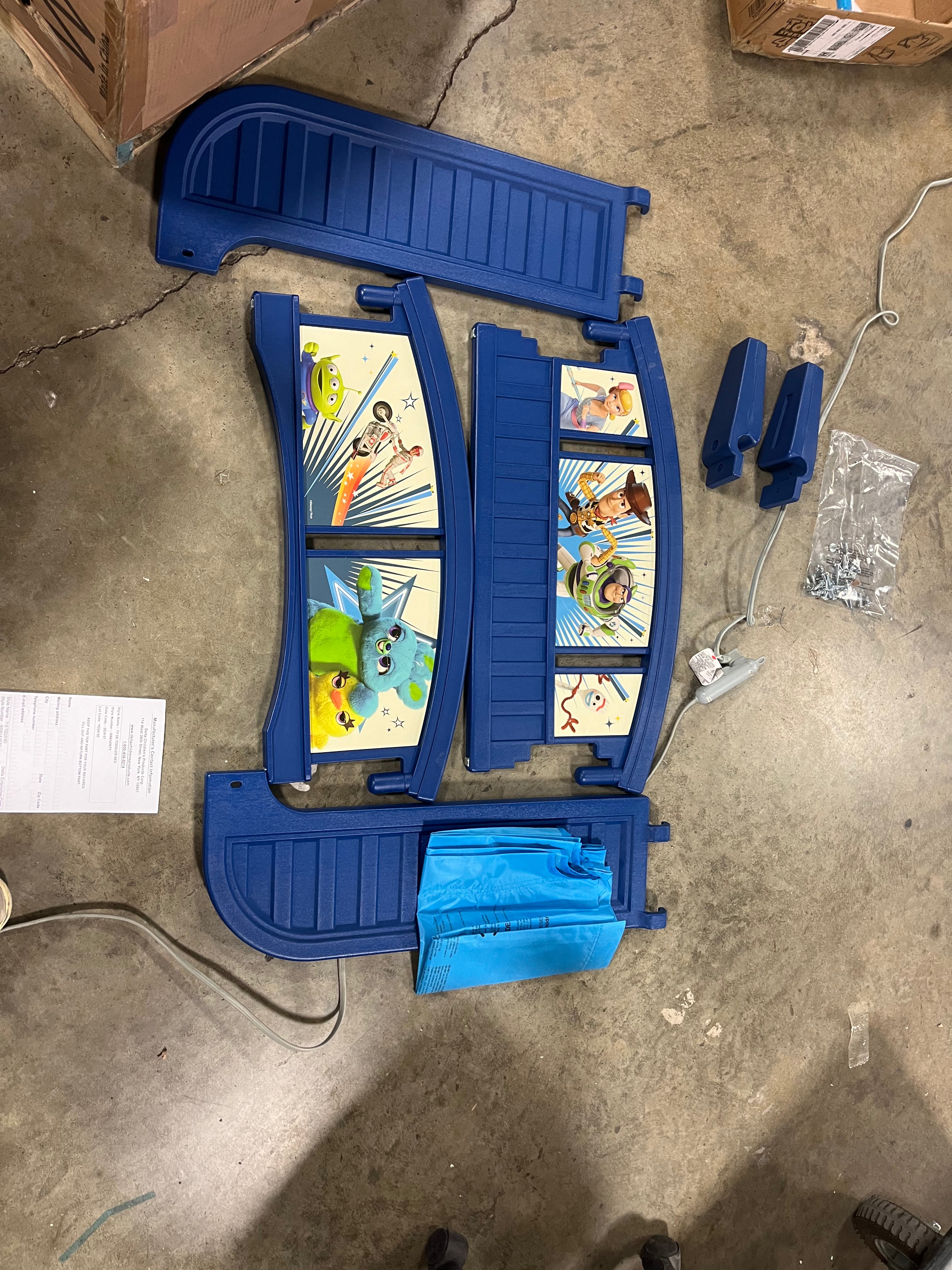 Kids' Plastic Toddler Bed