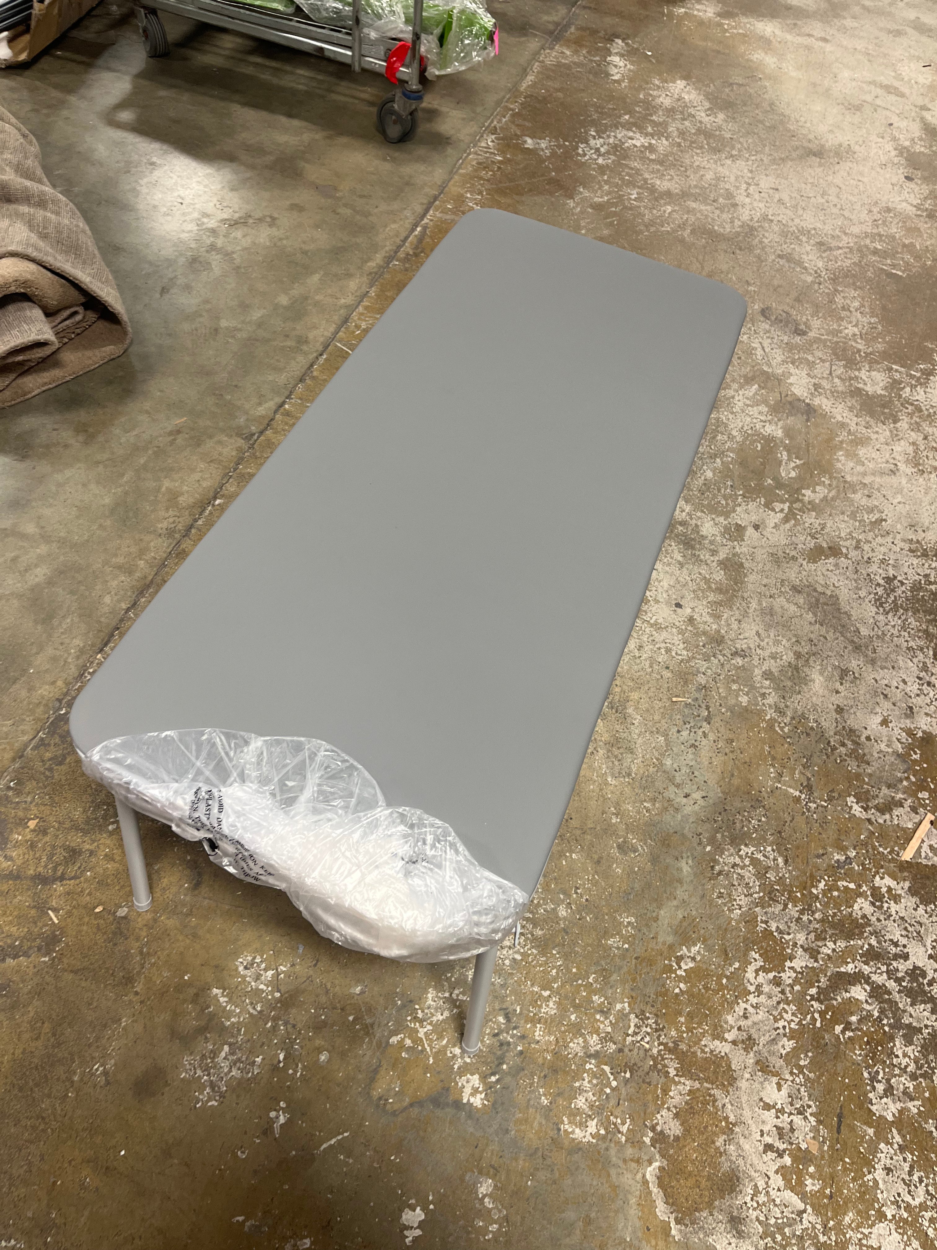 PU Leather Upholstered Foldable Table