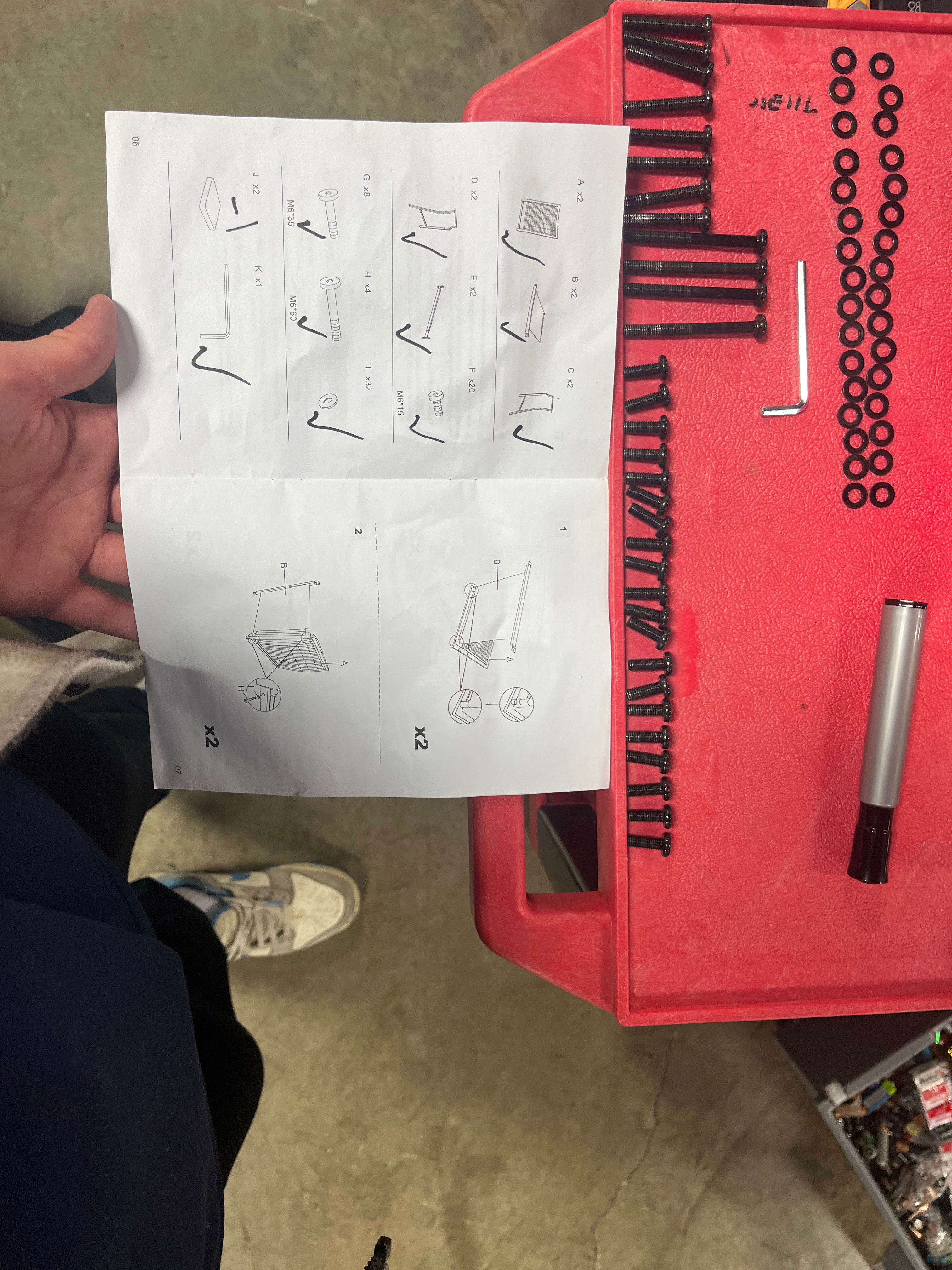 Patio Bar Stools Set of 4 w/ Armrest Fabric Seat & Heavy-Duty Metal Frame 2-BOXES