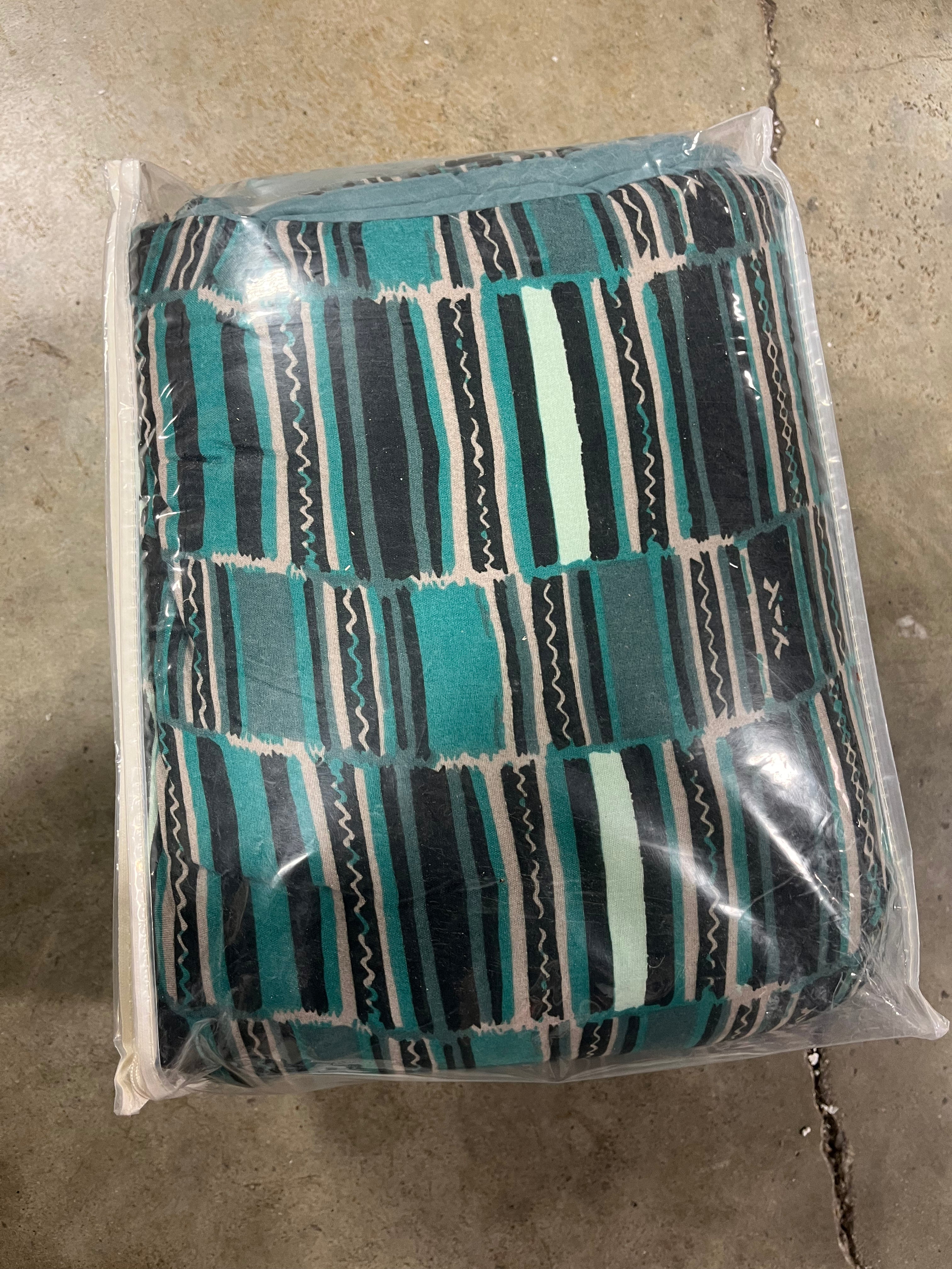 Jungalow Sun in the Water Comforter & Sham Set Teal - Twin/Twin Extra Long