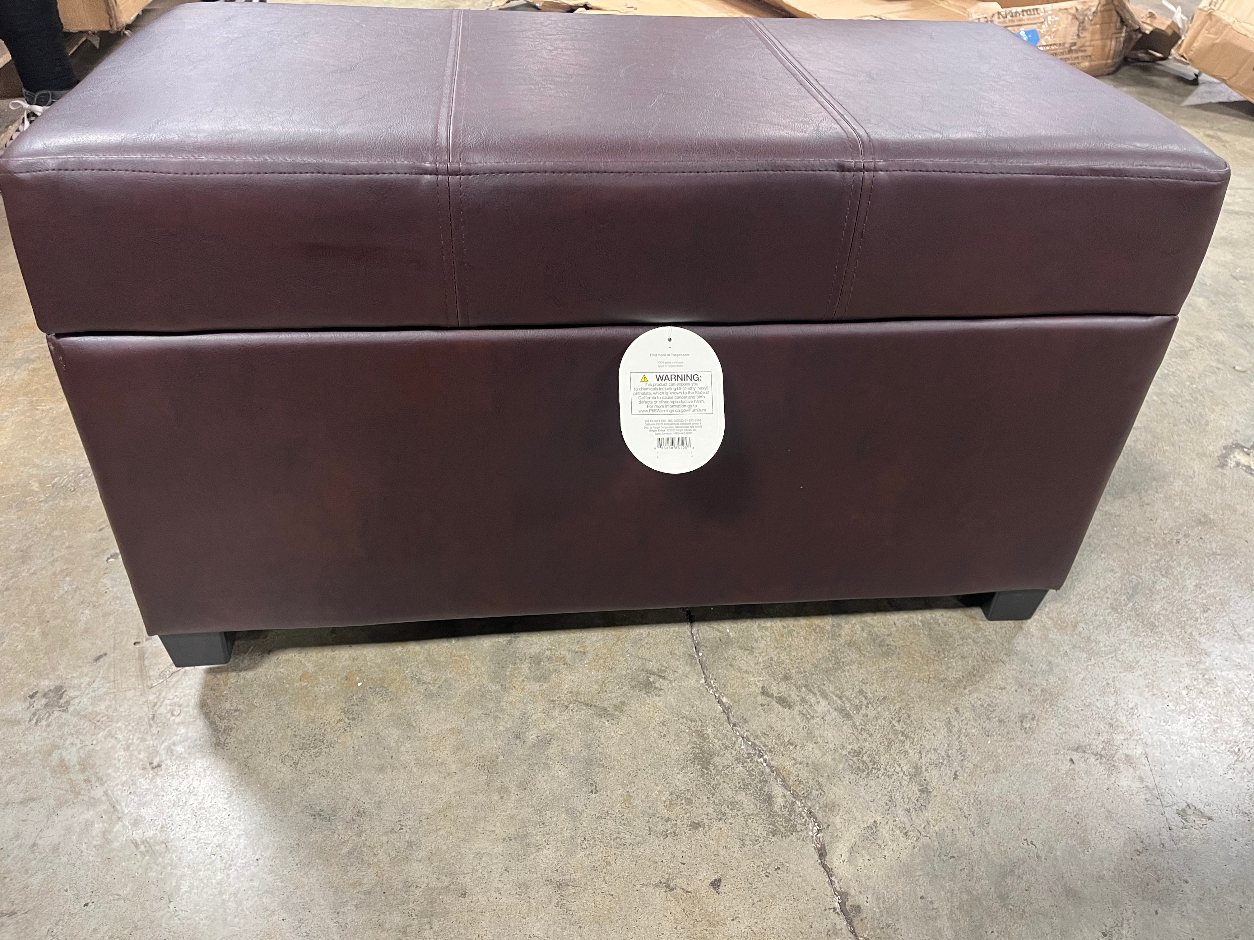 Essex Double Storage Ottoman
