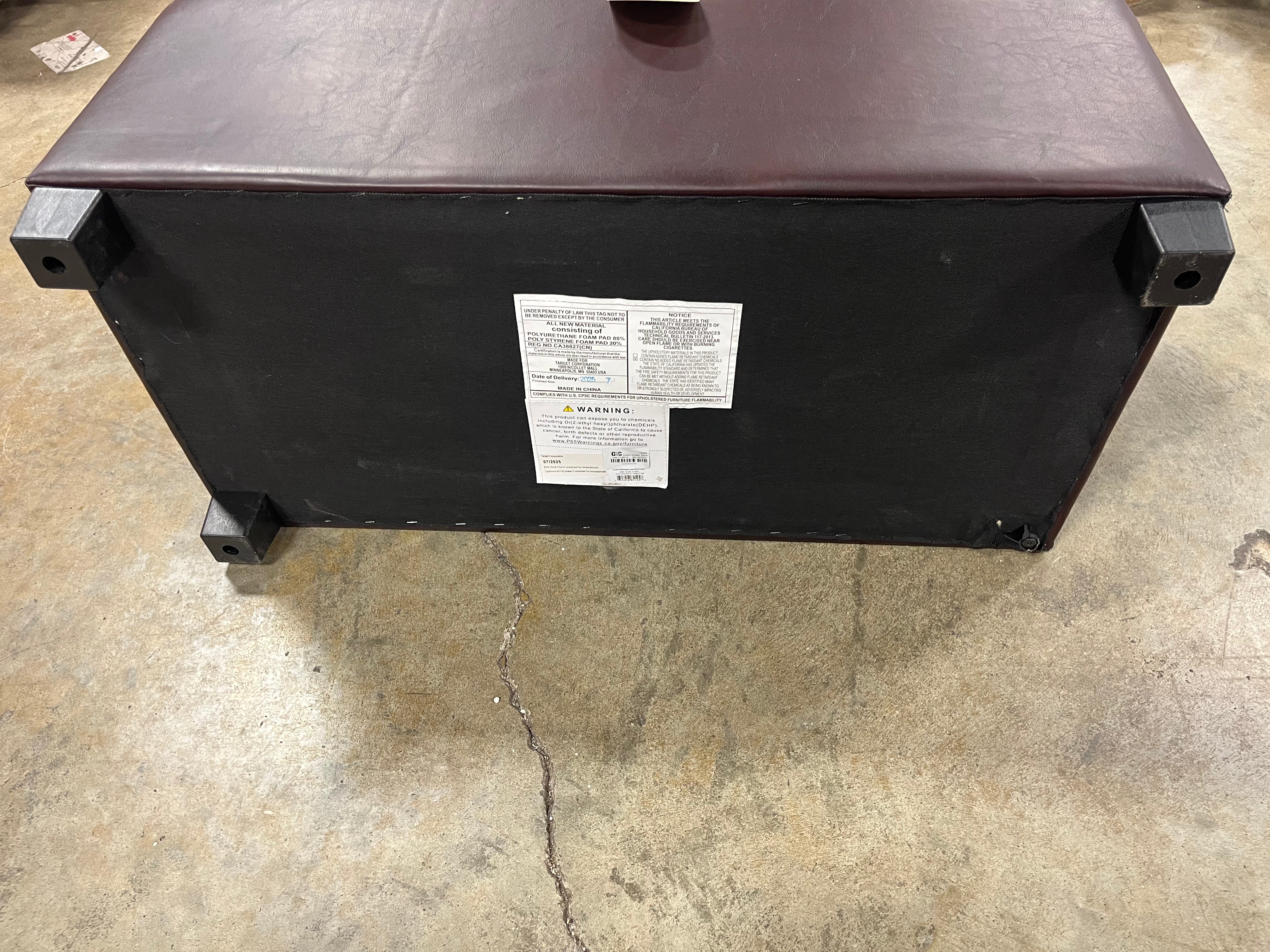 Essex Double Storage Ottoman