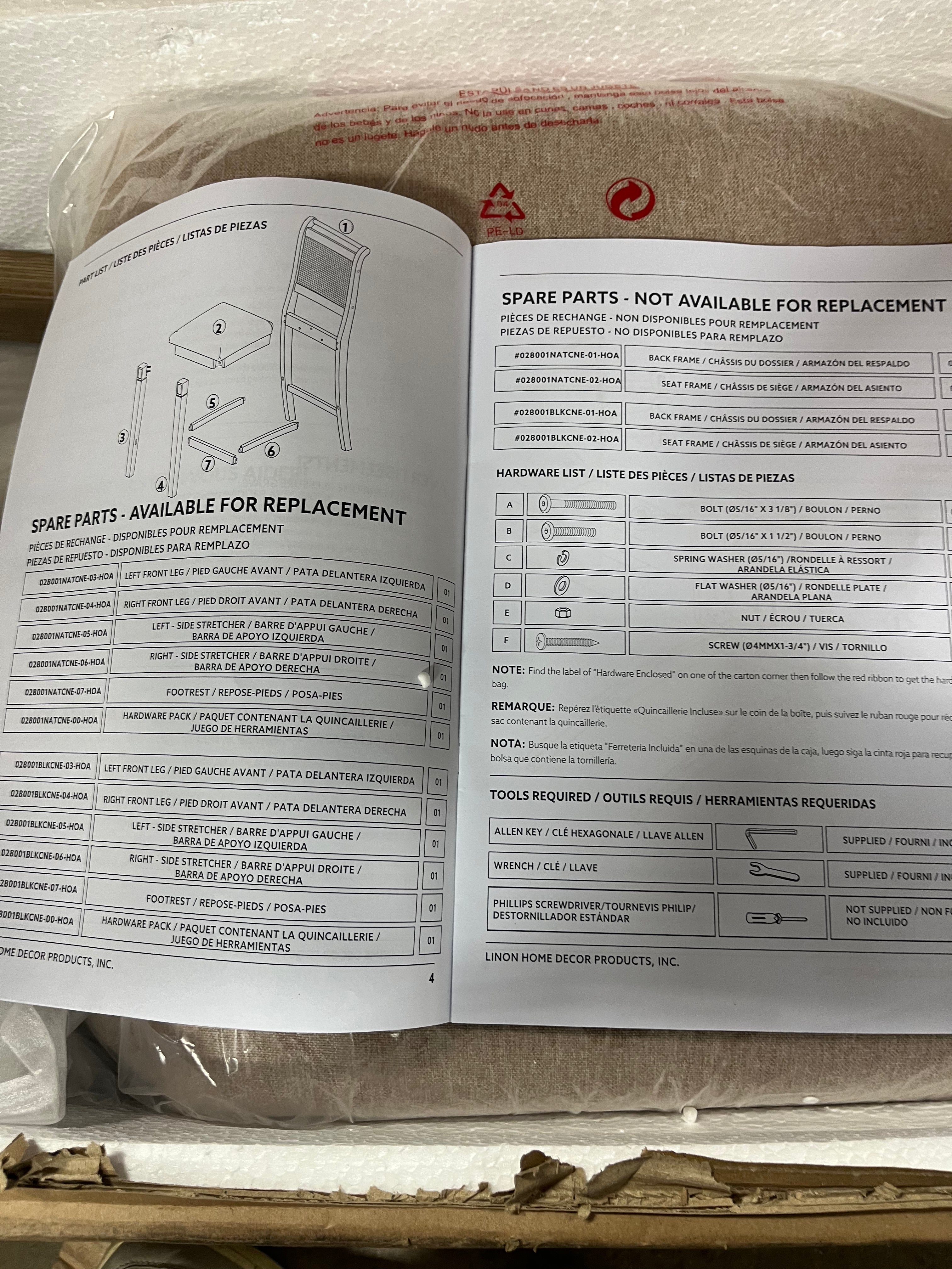 Emmy Cane Counter Height Barstool Natural