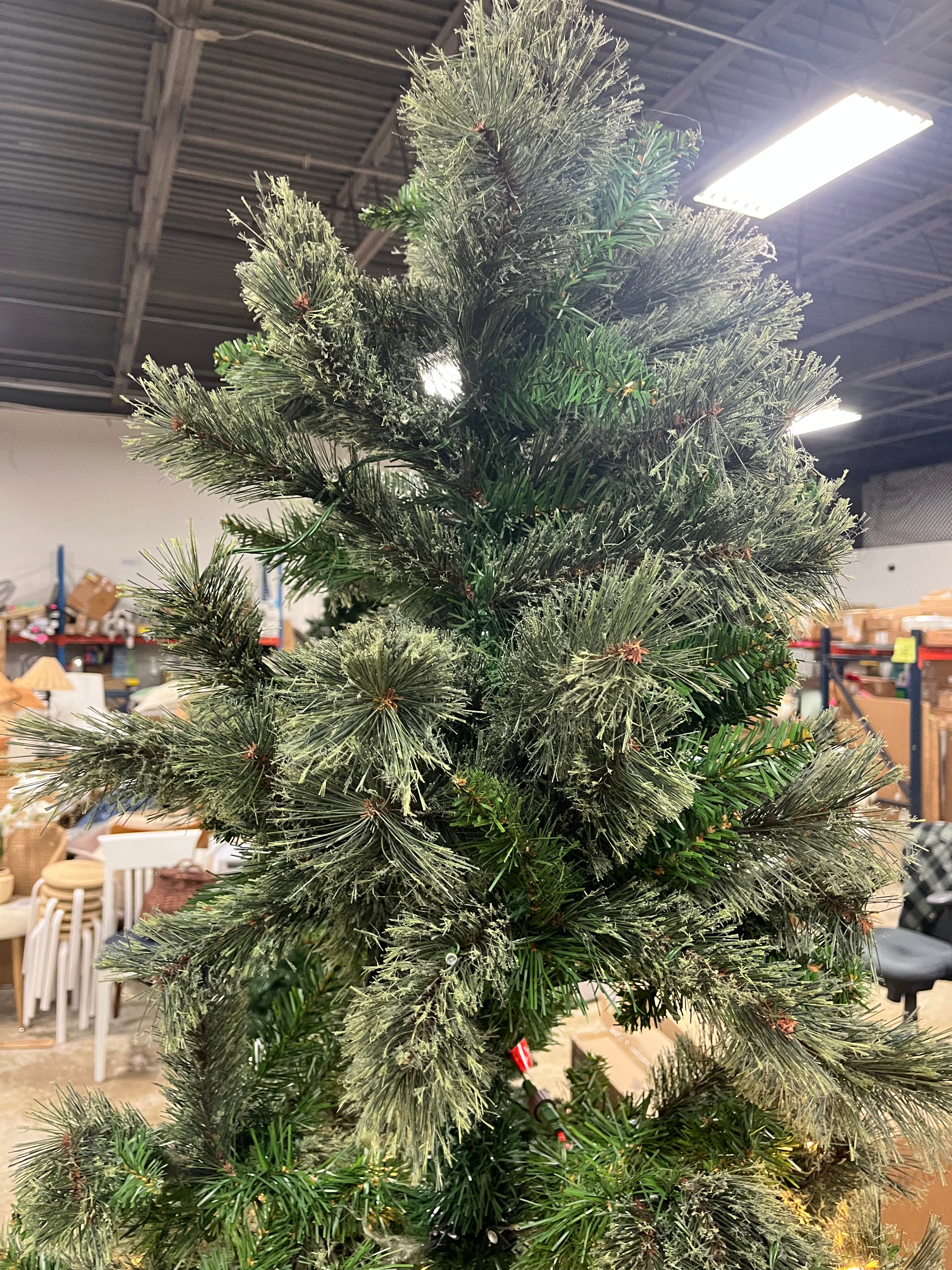 Pre-Lit LED Alberta Spruce Artificial Christmas Tree, final cut