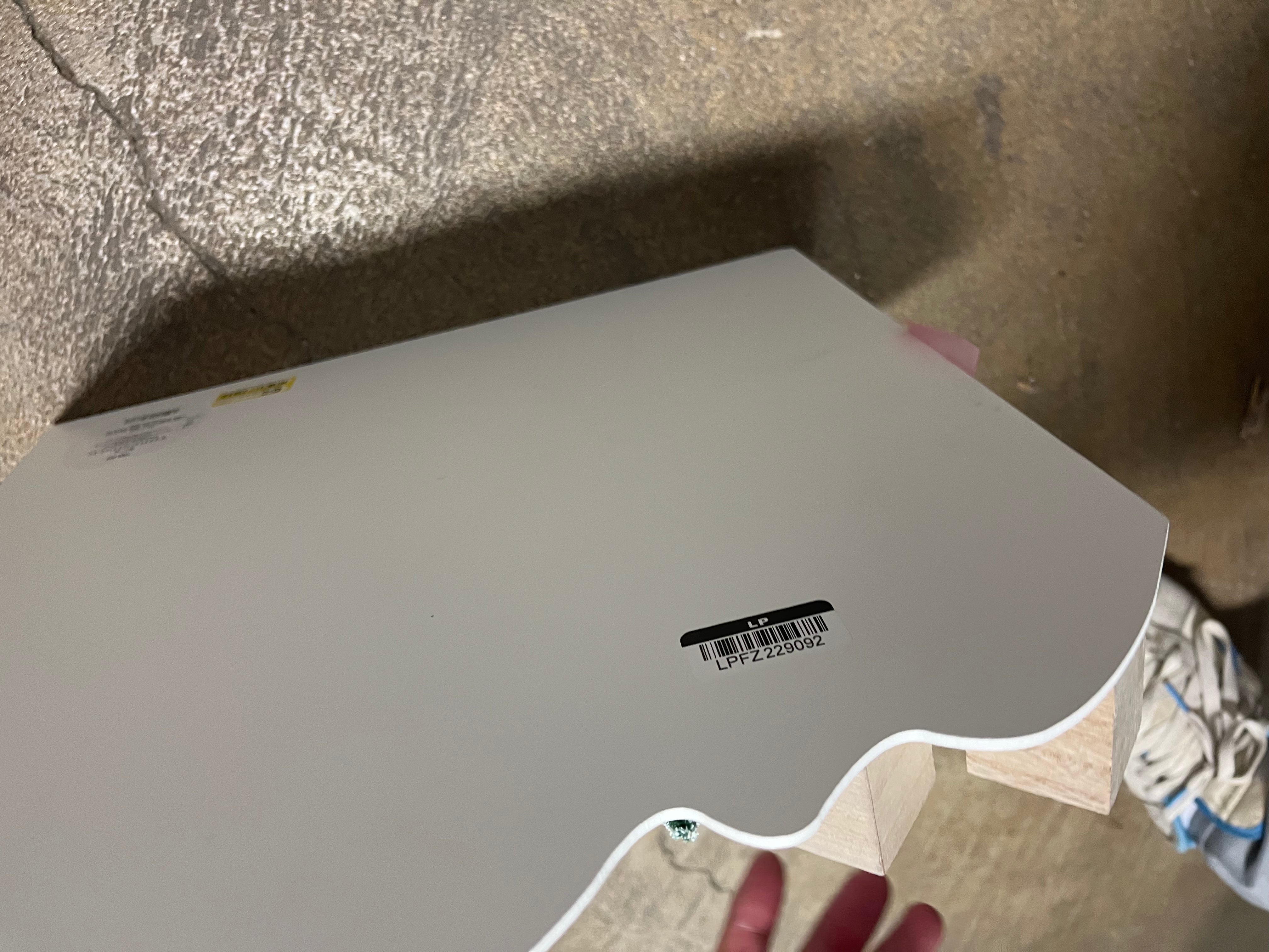 Ashland Christmas Wooden Advent Calendar 26 Pieces Green Roof Houses Trees Santa final cut