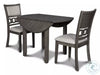 Gia Gray 3 Piece Drop Leaf Dining Set