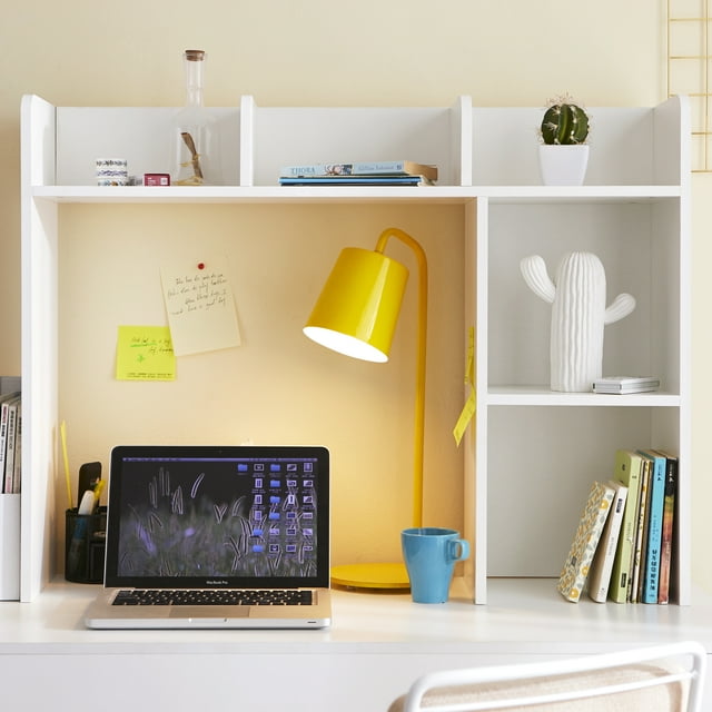 Classic Desk Bookshelf - White