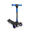 Kids Electric Scooter Light-Up Wheels Blue Lean-to-Steer 5 mph