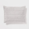 3pc Luxe Faux Fur Comforter and Sham Set - King Light Gray