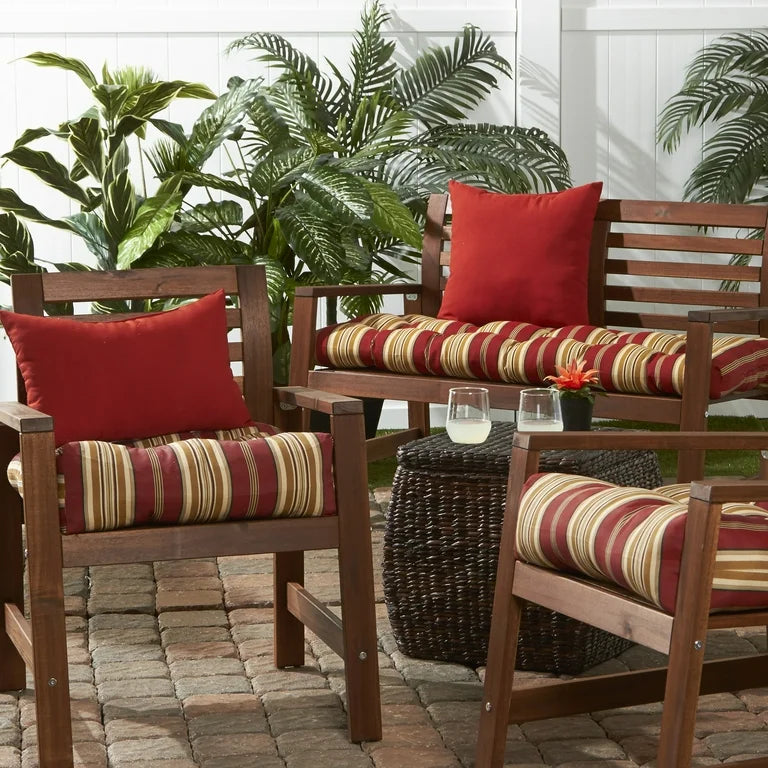 Roma Stripe Rectangle Outdoor Bench Cushion