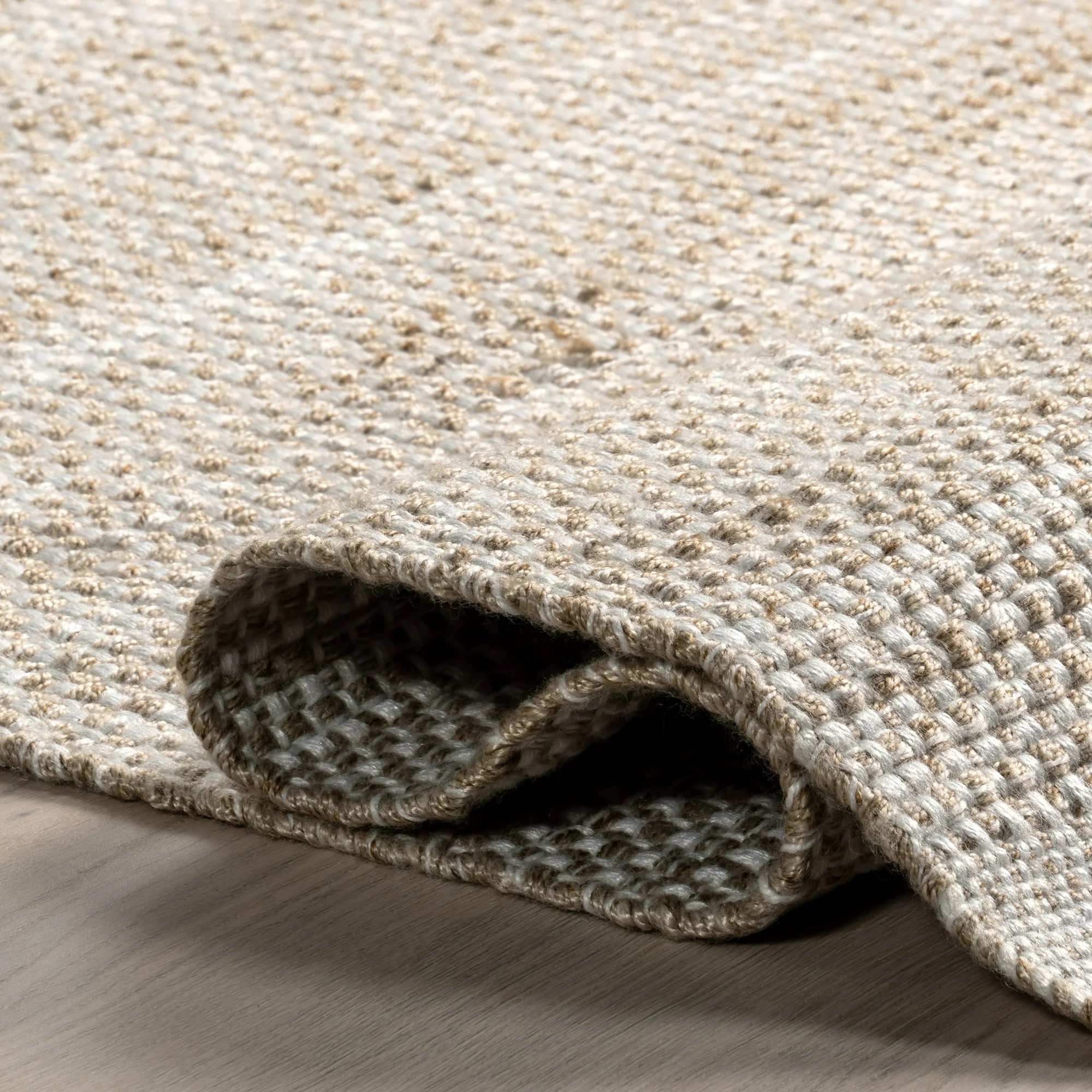Catherine Solid Farmhouse Fringe Area Rug - 4' x 6' Beige