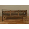 Boho Twin Traditional Solid Wood Daybed in Rustic Walnut