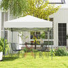 Patio Outdoor Pop-up Canopy Tent UPF 50+ Portable Sun Shelter White