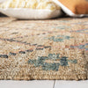Kilim Mendoza Geometric Runner Rug, Natural/Blue, 2'3