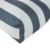 Outdoor High Back Dining Chair Cushion in Canopy Stripe Gray
