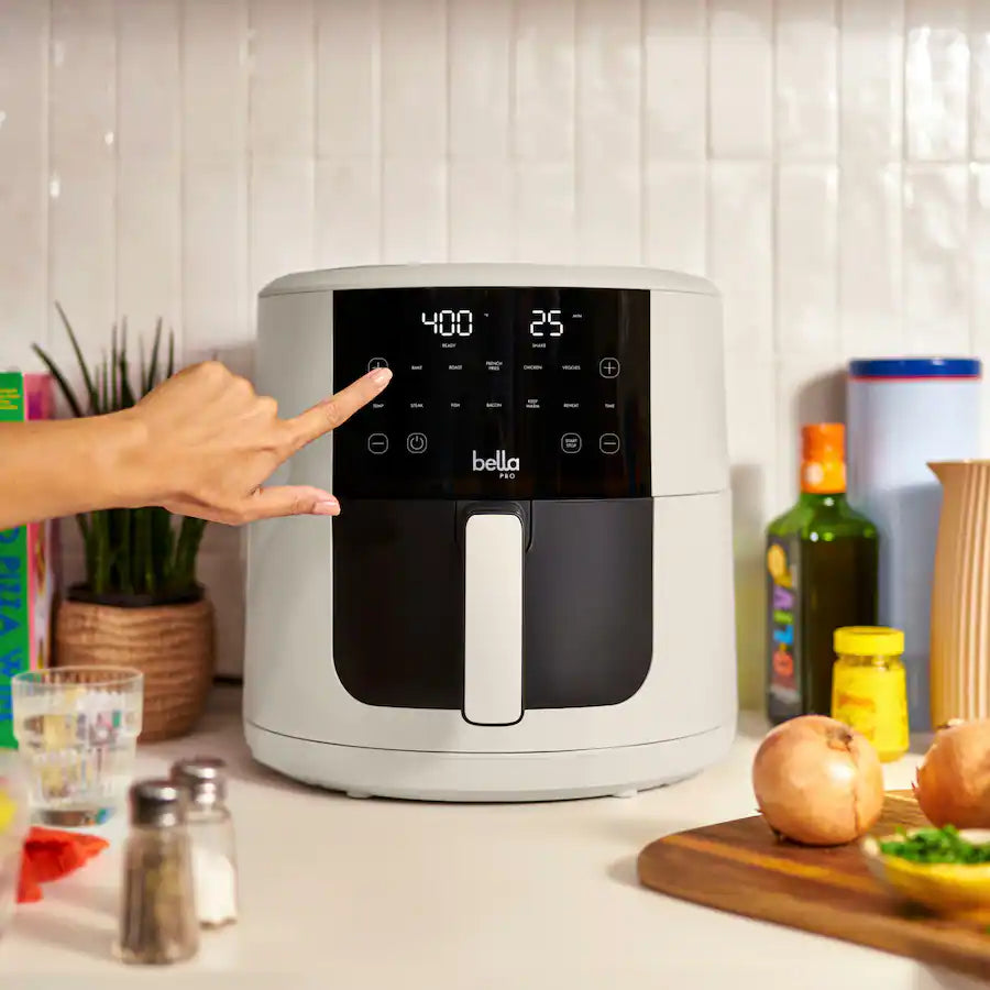 SmartCrisp Touchscreen Air Fryer - Oatmilk