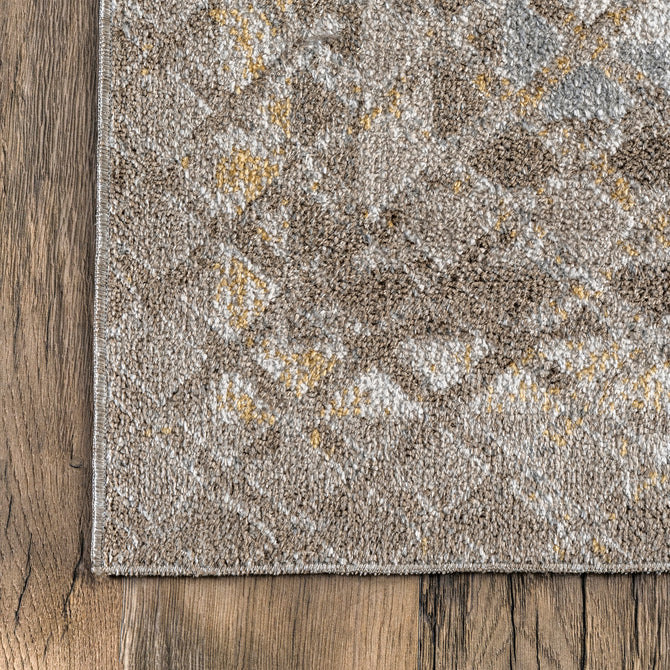Carley Machine Washable Geometric Area Rug 5'x8'