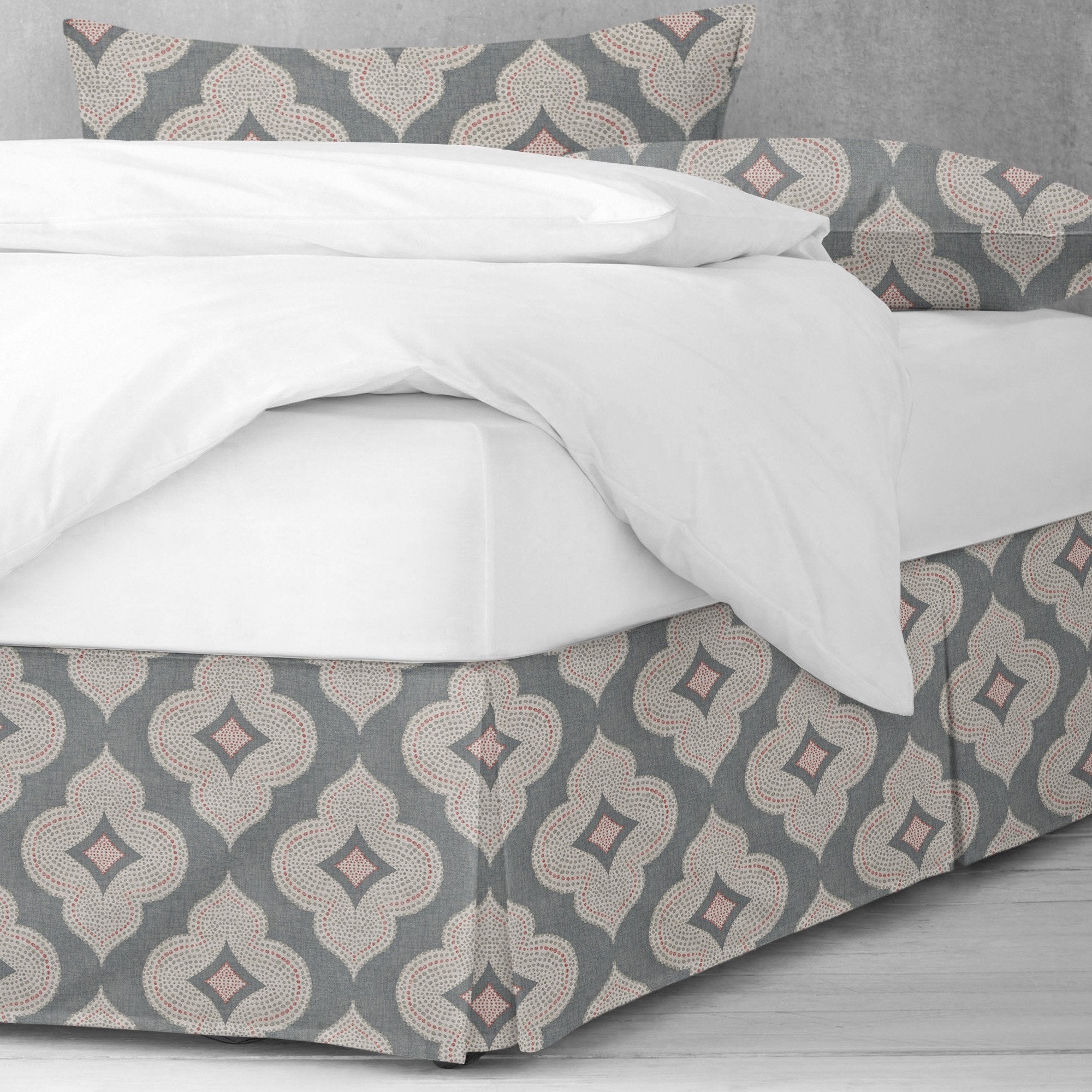 Shiloh Cindersmoke Platform Bed Skirt Queen