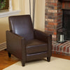 Faux Leather Recliner