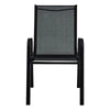 Stackable Black Sling Patio Chair